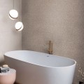 ABK BLEND DOTS TAUPE LAPPATO 90X90 cm - płytki terrazzo beżowe