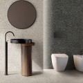 ABK BLEND DOTS MULTIWHITE LAP 90X90 cm - płytki białe terrazzo