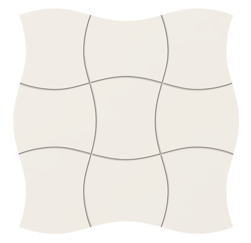 Tubądzin Royal Place white 29,3x29,3 Gat.1 Mozaika ścienna