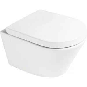 Oltens Jog miska WC wisząca PureRim z powłoką SmartClean biała 42501000