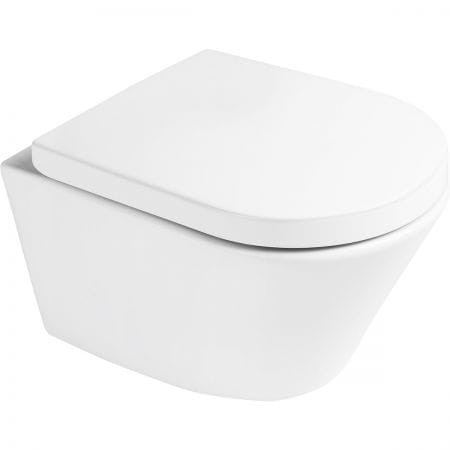 Oltens Jog miska WC wisząca PureRim z powłoką SmartClean biała 42501000