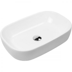 Oltens Jurong umywalka 54x36 cm nablatowa z powłoką SmartClean biała 40804000