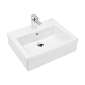 Oltens Susa umywalka 50x41 cm wisząca biała 41403000