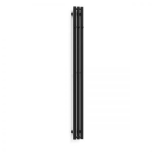 Oltens Stang (S) grzejnik łazienkowy 180x13 cm czarny mat 55024300