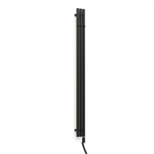 Oltens Stang S (e) grzejnik łazienkowy 180x13 cm czarny mat 55124300