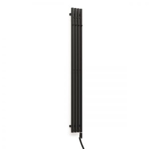 Oltens Stang S (e) grzejnik łazienkowy 180x18 cm czarny mat 55125300
