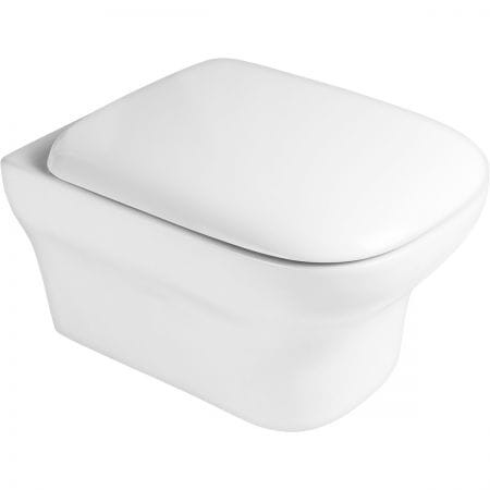 Zestaw Oltens Gulfoss miska WC wisząca PureRim z powłoką SmartClean z deską wolnoopadającą 42508000
