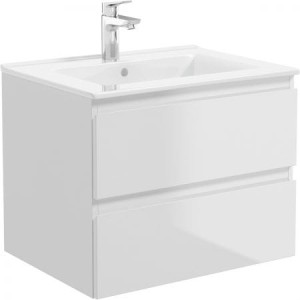 Oltens Vernal umywalka 60x46 cm meblowa prostokątna biała 41205000