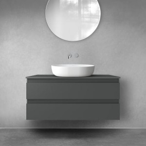 Oltens Vernal szafka 100 cm podumywalkowa wisząca grafit mat 60002400