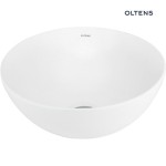 Oltens Jagala umywalka 32x32 cm nablatowa biała 40317000