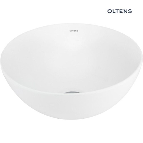 Oltens Jagala umywalka 32x32 cm nablatowa biała 40317000