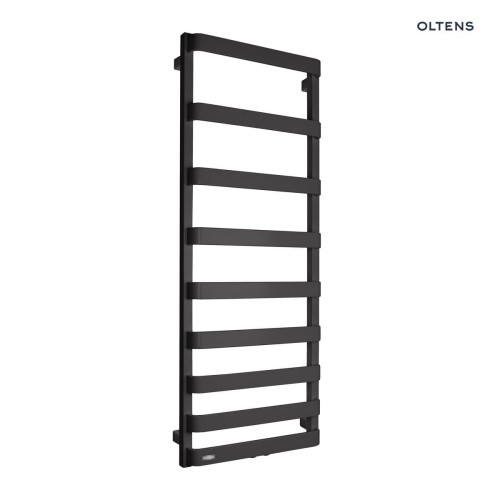Oltens Varme grzejnik łazienkowy 129,5x50 cm czarny mat 55002300