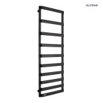 Oltens Varme grzejnik łazienkowy 151x50 cm czarny mat 55003300