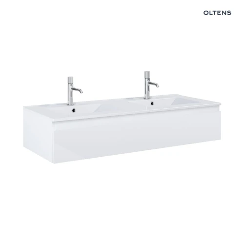 Oltens Vernal umywalka z szafką 120 cm biały połysk 68010000