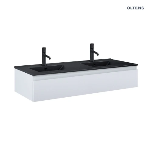 Oltens Vernal umywalka z szafką 120 cm czarny mat/szary mat 68011700