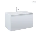 Oltens Vernal umywalka z szafką 80 cm biały/szary mat 68014700