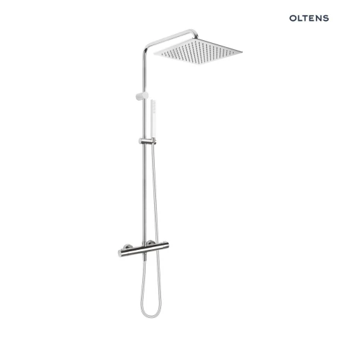 Oltens Boran (S) zestaw prysznicowy termostatyczny z deszczownicą chrom 36503100