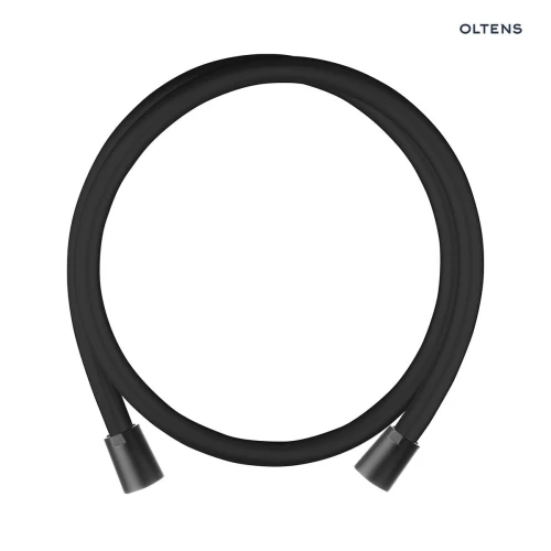 Oltens Ronneby wąż prysznicowy 125 cm czarny mat 37200300