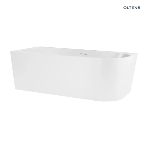 Oltens Delva wanna wolnostojąca 170x80 cm narożna lewa biała 11000000
