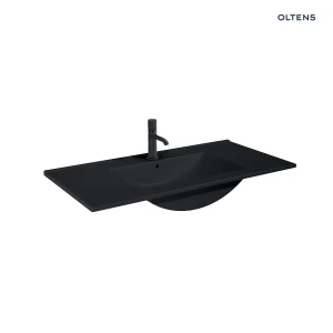 Oltens Vernal umywalka 100x46 cm meblowa prostokątna czarny mat 41207300
