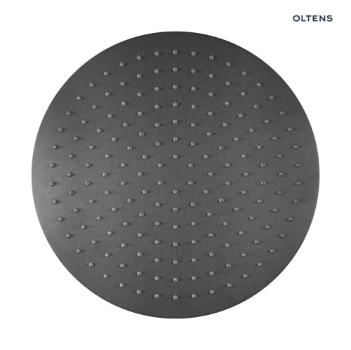 Oltens Vindel deszczownica 30 cm okrągła grafit 37006400