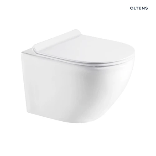 Oltens Hamnes miska WC wisząca PureRim z powłoką SmartClean biała 42513000
