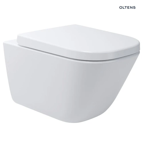Oltens Hadsel miska WC wisząca PureRim z powłoką SmartClean biała 42539000