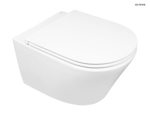 Oltens Jog Stille miska WC wisząca PureRim biały połysk 42028000