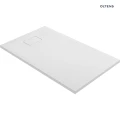 Oltens Bergytan brodzik 120x70 cm prostokątny RockSurface biały 15102000