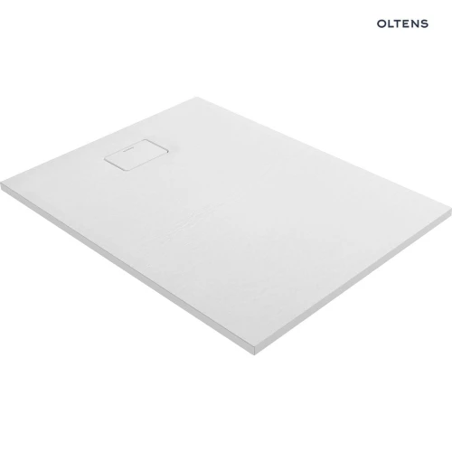 Oltens Bergytan brodzik 120x90 cm prostokątny RockSurface biały 15104000