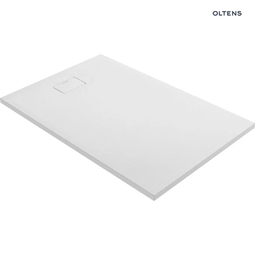 Oltens Bergytan brodzik 140x90 cm prostokątny RockSurface biały 15107000