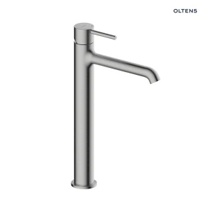 Oltens Molle Slim bateria umywalkowa stojąca wysoka nikiel 32403910