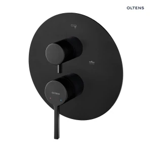 Oltens Rann bateria wannowo-prysznicowa podtynkowa czarny mat 34111300