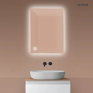 Oltens Nordlis lustro 60x80 cm prostokątne z oświetleniem od tyłu z matą grzewczą 64115000