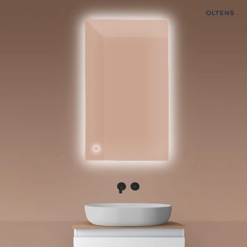 Oltens Nordlis lustro 60x100 cm prostokątne z oświetleniem od tyłu z matą grzewczą 64111000