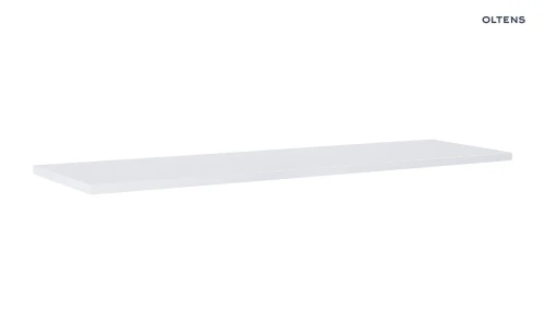 Oltens Vernal blat 160 cm naszafkowy slim biały połysk 63008000
