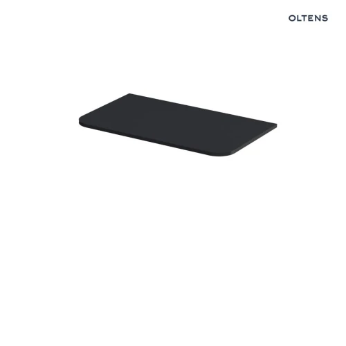 Oltens Hamnes blat naszafkowy 80 cm czarny mat 63013300