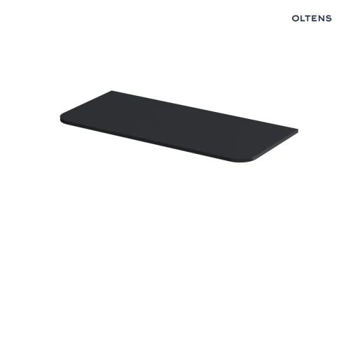 Oltens Hamnes blat naszafkowy 100 cm czarny mat 63014300
