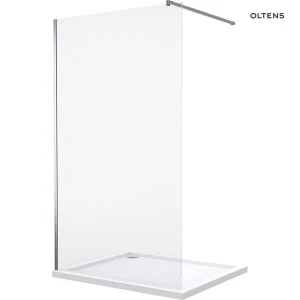 Oltens Vida Walk-in ścianka prysznicowa 110 cm chrom połysk/szkło przezroczyste 22006100