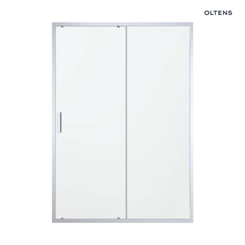 Oltens Fulla drzwi prysznicowe 110 cm wnękowe chrom błyszczący/szkło przezroczyste 21201100