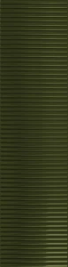 Tubądzin Groove olive 1 gloss STR 29,8x7,8x1 Gat.1 Płytka ścienna
