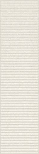 Tubądzin Groove white sugar 1 STR 29,8x7,8x1 Gat.1 Płytka ścienna