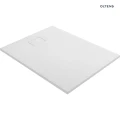 Oltens Bergytan brodzik 120x90 cm prostokątny RockSurface biały 15104000