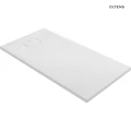 Oltens Bergytan brodzik 140x70 cm prostokątny RockSurface biały 15105000