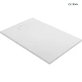 Oltens Bergytan brodzik 140x90 cm prostokątny RockSurface biały 15107000