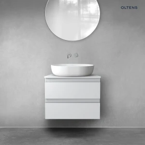 Oltens Vernal szafka 60 cm podumywalkowa wisząca szary mat 60000700