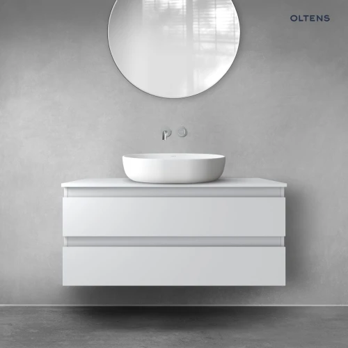 Oltens Vernal szafka 100 cm podumywalkowa wisząca szary mat 60002700