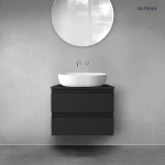 Oltens Vernal szafka 60 cm podumywalkowa wisząca czarny mat 60000300