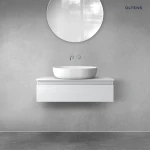 Oltens Vernal szafka 80 cm podumywalkowa wisząca szary mat 60010700