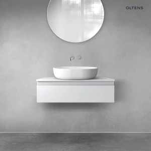 Oltens Vernal szafka 80 cm podumywalkowa wisząca szary mat 60010700